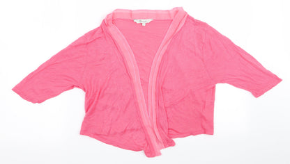 Womens UK Size 12 Peacocks Pink Cardigan Jumper