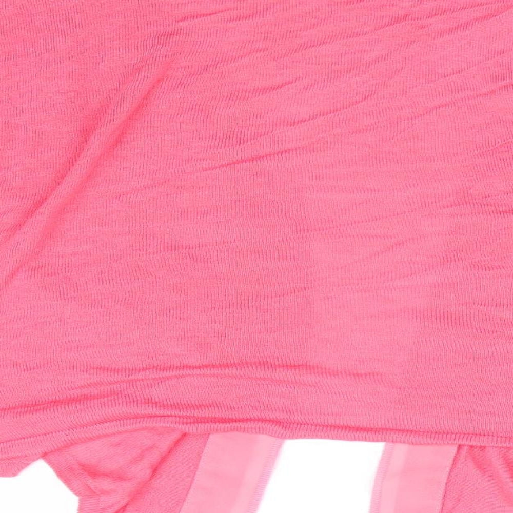 Womens UK Size 12 Peacocks Pink Cardigan Jumper