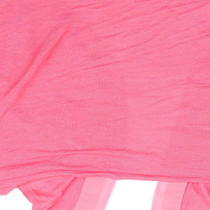 Womens UK Size 12 Peacocks Pink Cardigan Jumper