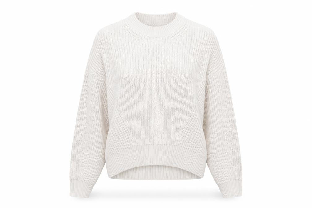 Womens UK Size S New Look Ivory Pullover Jumper