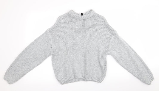 Divided Girls Grey   Pullover Jumper Size 8 Years