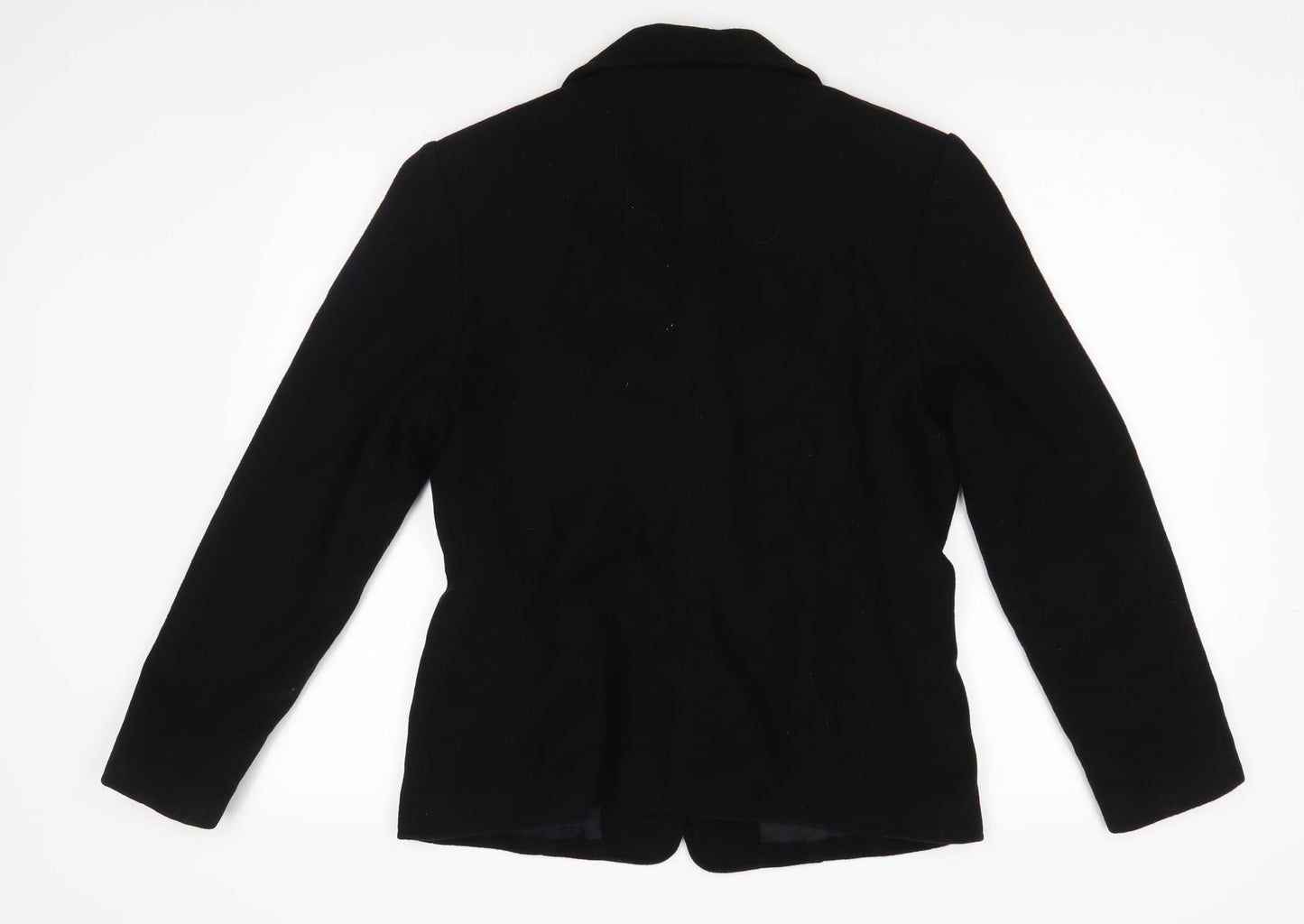 Womens UK Size One Size Preworn Black Pea Coat