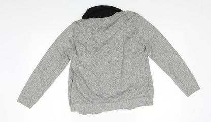 musky Womens Green   Cardigan Jumper Size S  - inner jumper panel