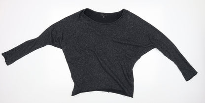 Womens UK Size 10 Topshop Grey Pullover Jumper