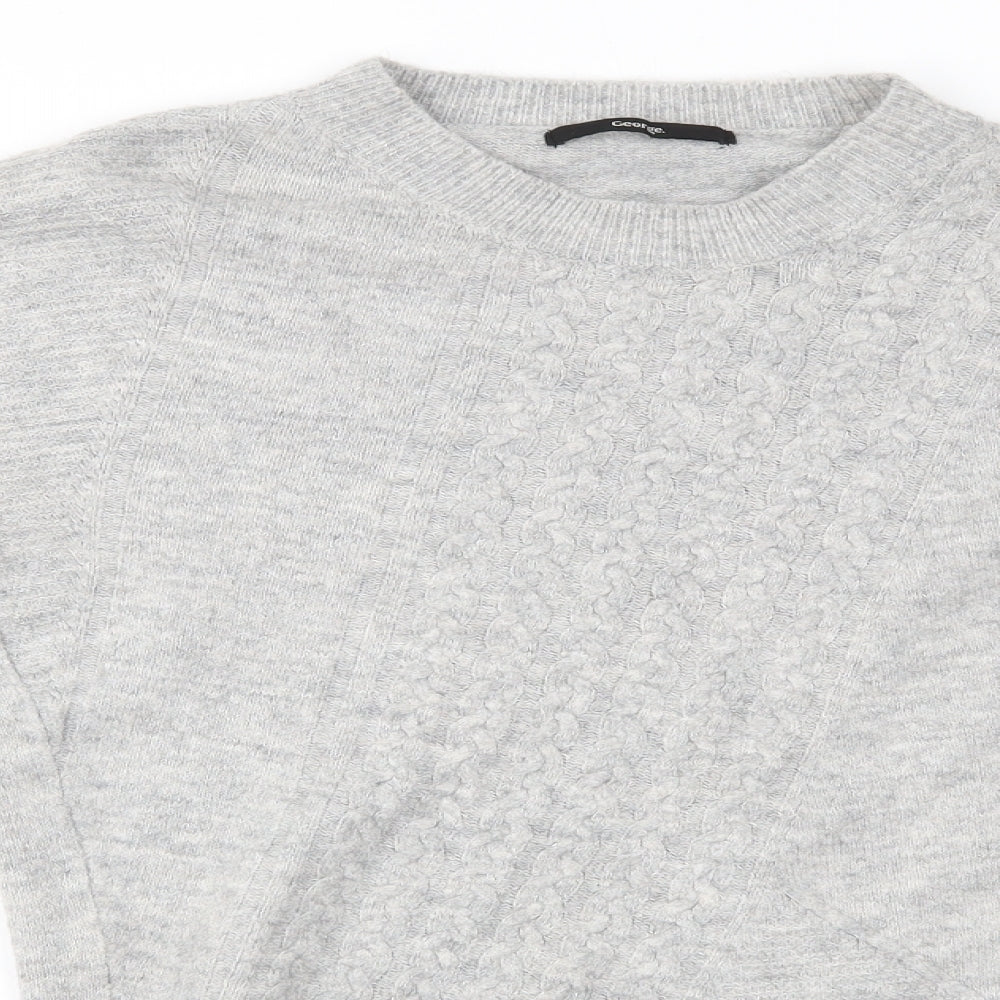 George Womens Grey   Pullover Jumper Size S