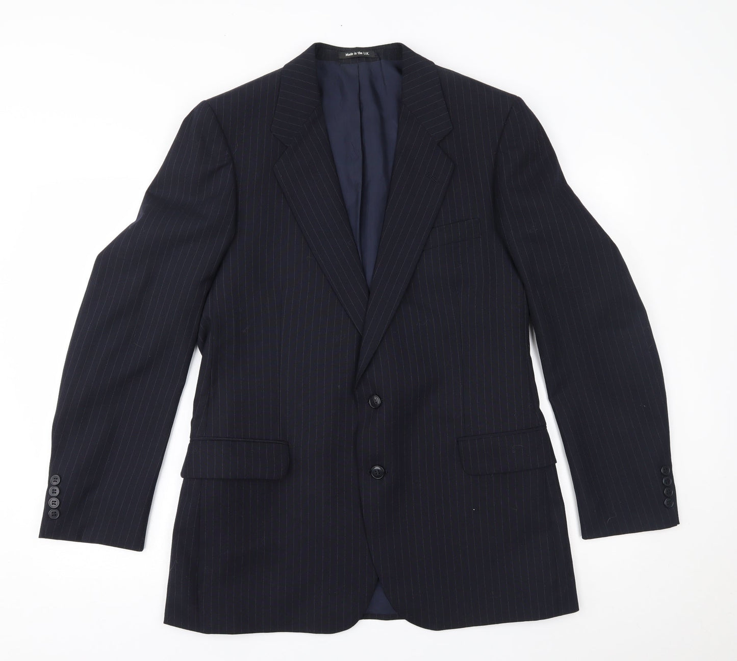 Mens UK Size  Preworn Regular Black Suit Jacket