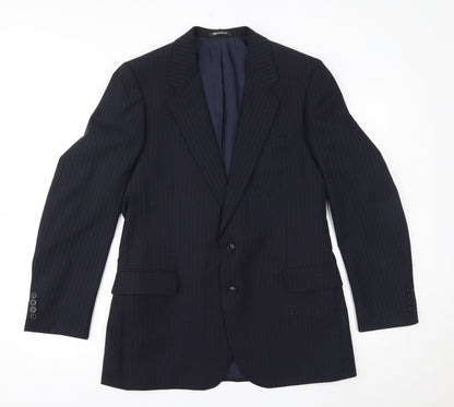 Mens UK Size  Preworn Regular Black Suit Jacket