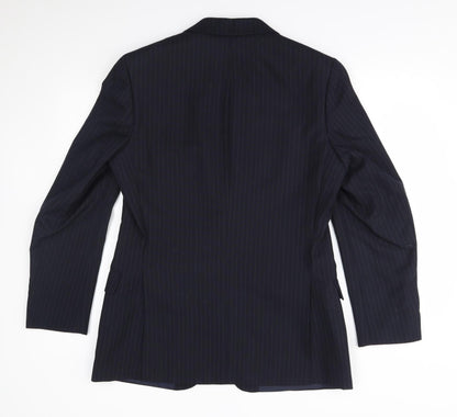 Mens UK Size  Preworn Regular Black Suit Jacket