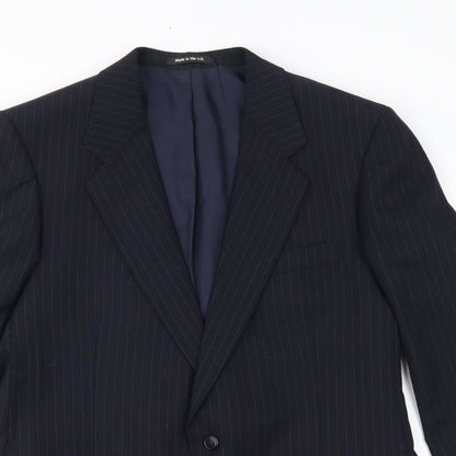 Mens UK Size  Preworn Regular Black Suit Jacket