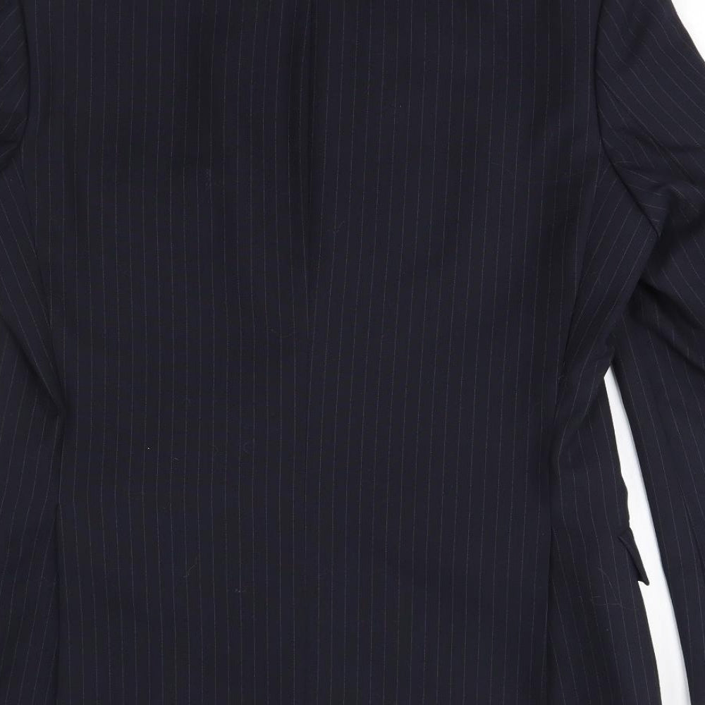 Mens UK Size  Preworn Regular Black Suit Jacket