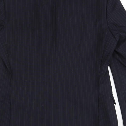 Mens UK Size  Preworn Regular Black Suit Jacket