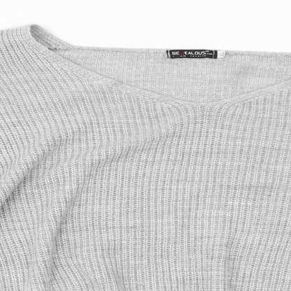 BeJealous Womens Grey   Pullover Jumper Size XL