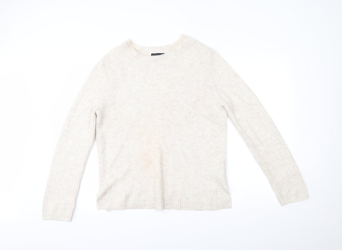 F&F Womens Beige   Pullover Jumper Size 14