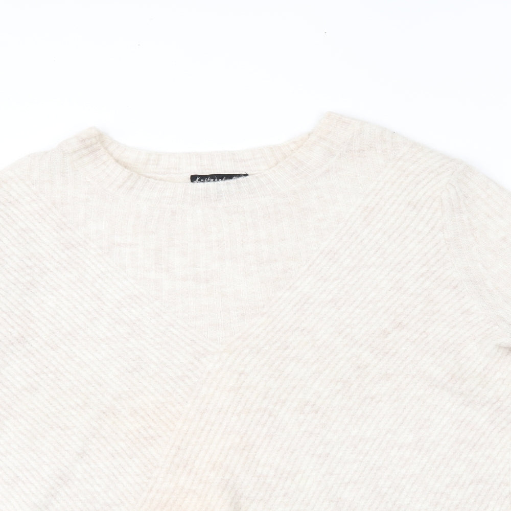 F&F Womens Beige   Pullover Jumper Size 14