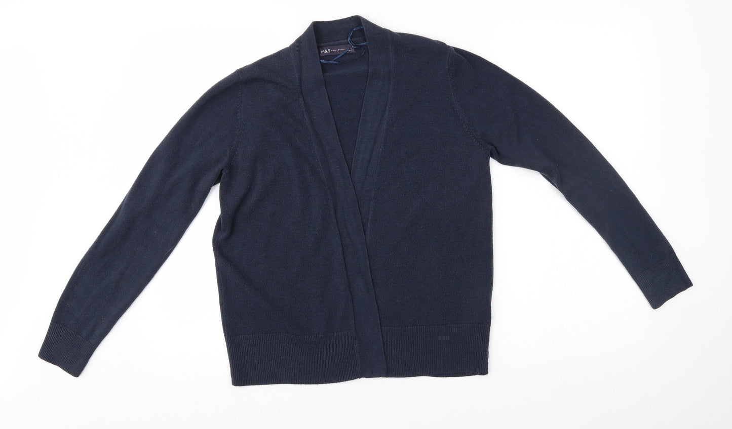 Womens UK Size M M&S Blue Cardigan Jumper