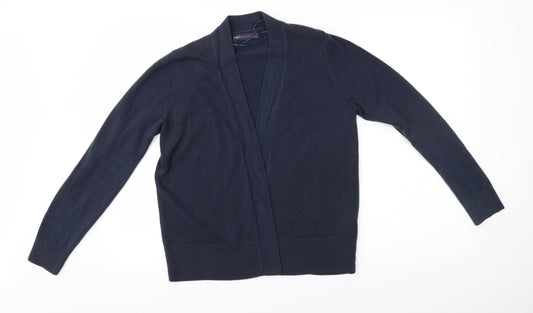 Womens UK Size M M&S Blue Cardigan Jumper