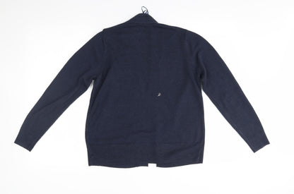 Womens UK Size M M&S Blue Cardigan Jumper
