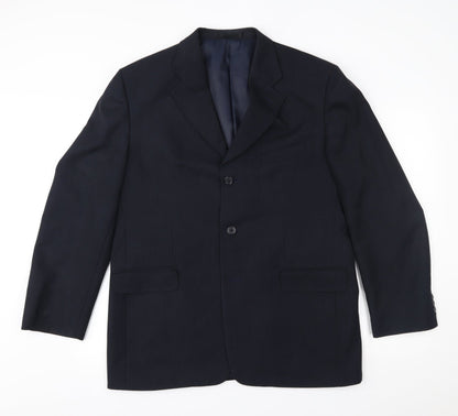 Mens UK Size  zantos Regular Black Suit Jacket