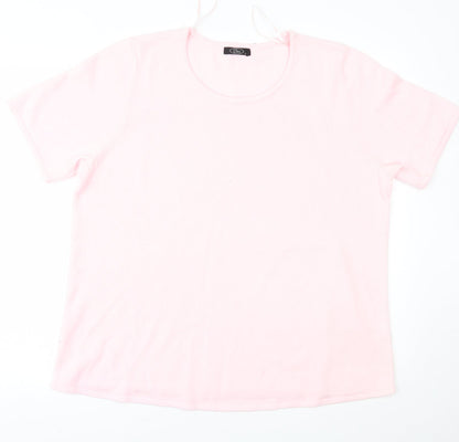 Womens UK Size L BM Pink Pullover Jumper
