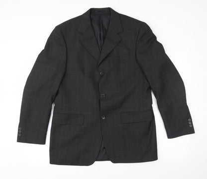 Mens UK Size  zantos Regular Grey Suit Jacket