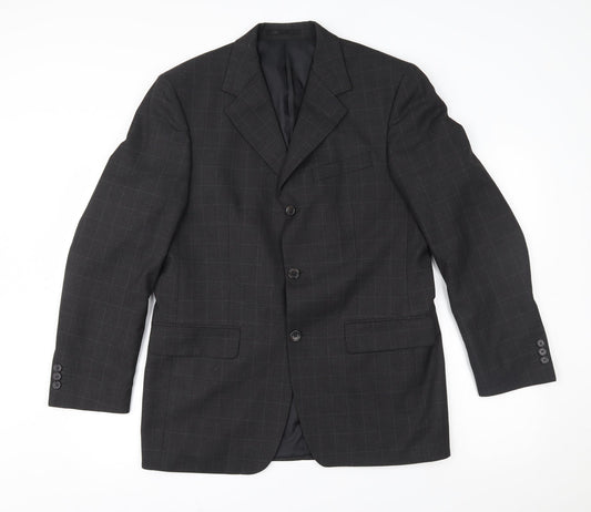 Mens UK Size  zantos Regular Grey Suit Jacket