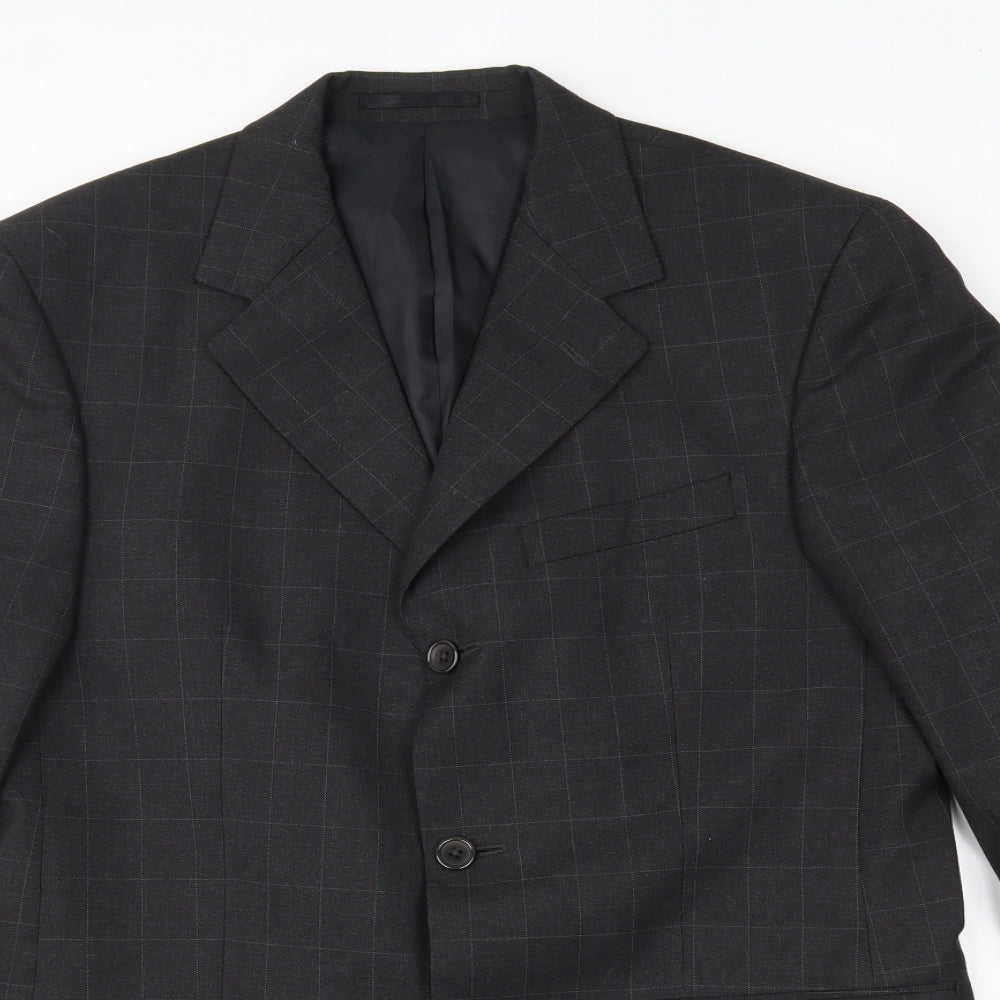 Mens UK Size  zantos Regular Grey Suit Jacket