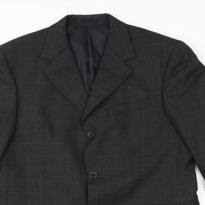 Mens UK Size  zantos Regular Grey Suit Jacket