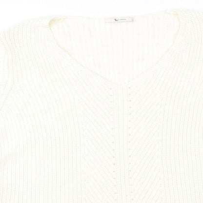 TU Womens Ivory   Pullover Jumper Size 12