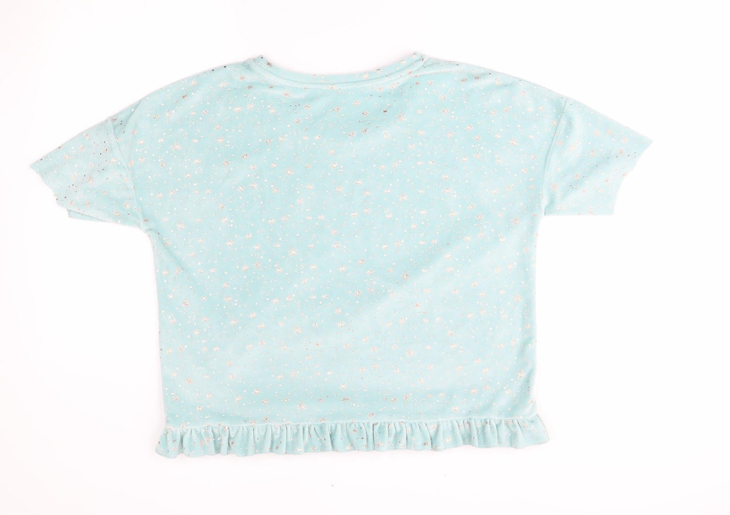 F&F Womens Blue   Pullover Jumper Size 12  - loungewear, shiny stars