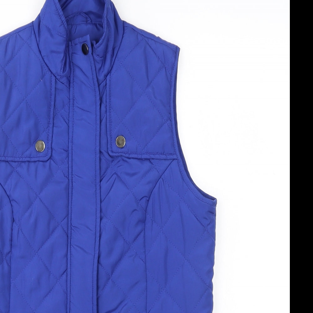Womens UK Size 10 DASH Blue Gilet