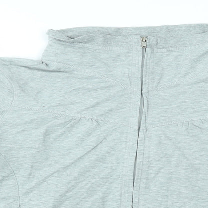 H&M Womens Grey   Full Zip Sweatshirt Size L