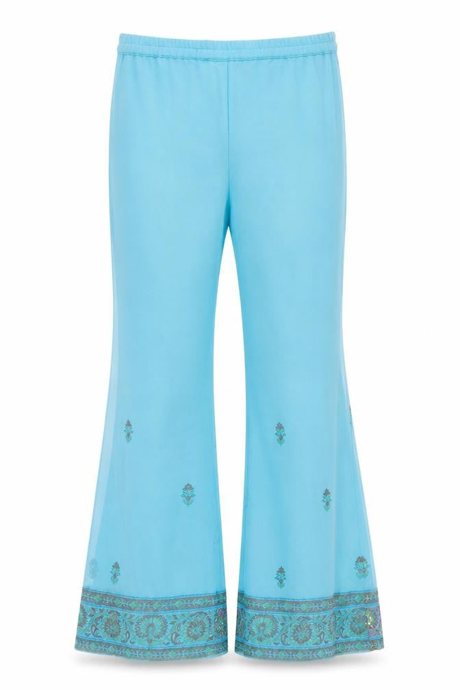 Womens UK Size M Preworn Regular Fit  Blue Trousers