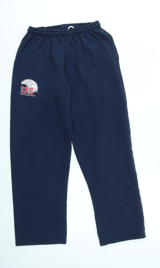 Gildan Mens Blue   Jogger Trousers Size M L29 in - SAS