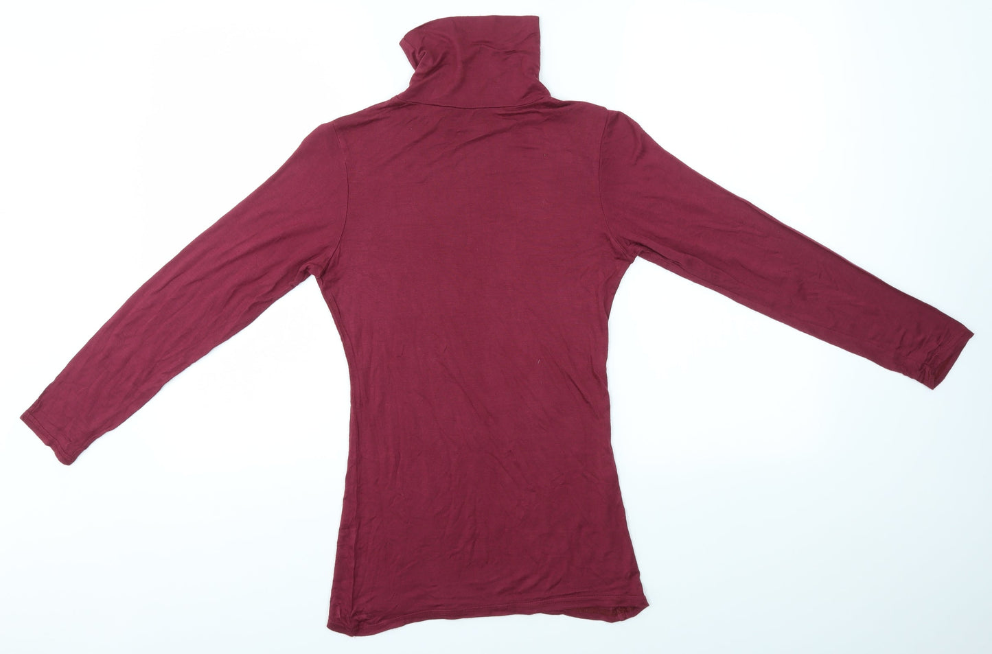 Womens UK Size S Preworn Purple Basic Blouse