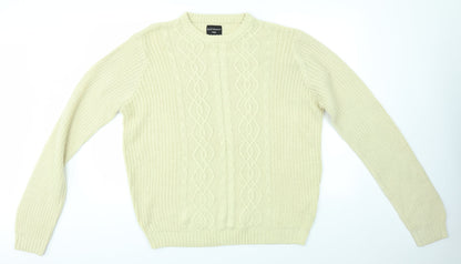 DISTRUCT Mens Beige   Pullover Jumper Size L