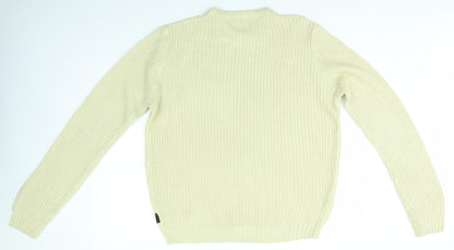 DISTRUCT Mens Beige   Pullover Jumper Size L