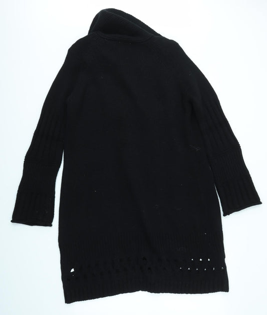 Womens UK Size M Roman Originals Black Cardigan Jumper