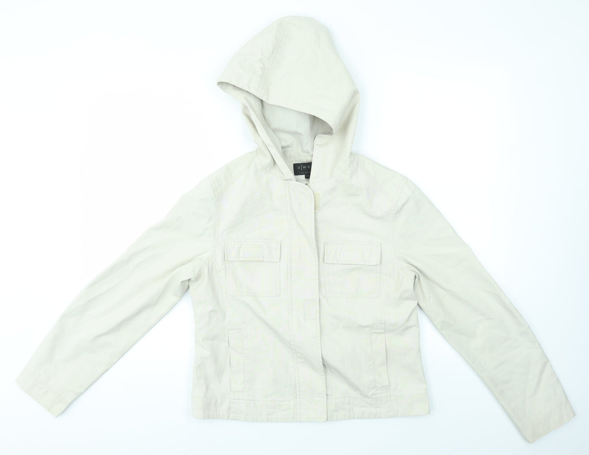 ALWEAR Womens Ivory   Jacket Coat Size 12