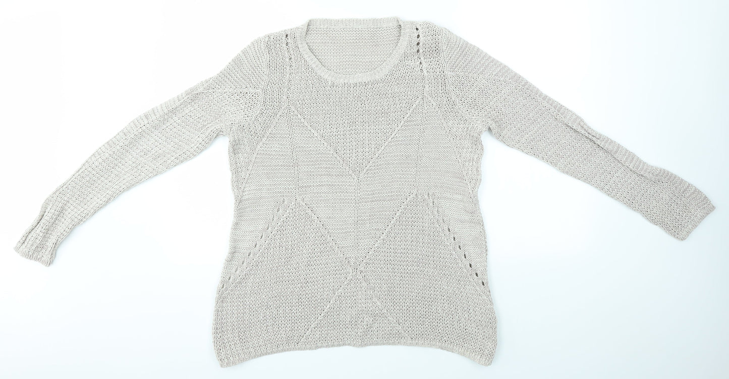 Autograph Womens Grey   Pullover Jumper Size 16