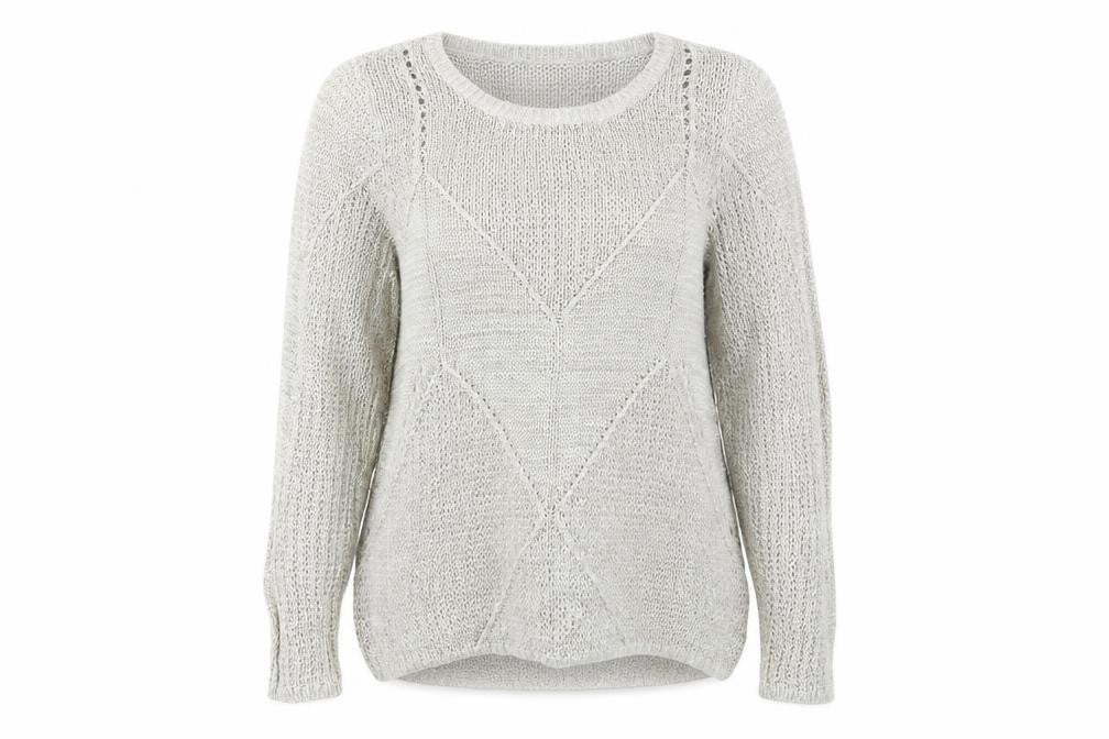 Womens UK Size 16 Autograph Grey Pullover Jumper