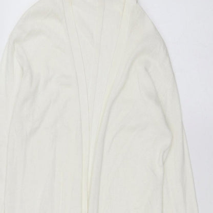 George Womens White   Cardigan Jumper Size 8