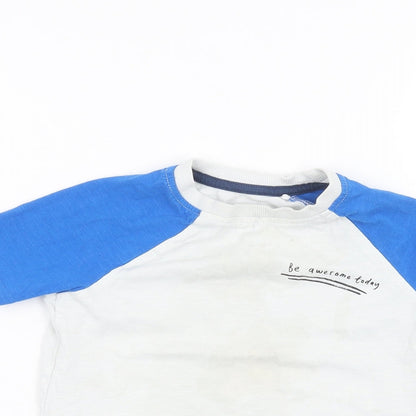 George Baby White   Basic T-Shirt Size 18-24 Months