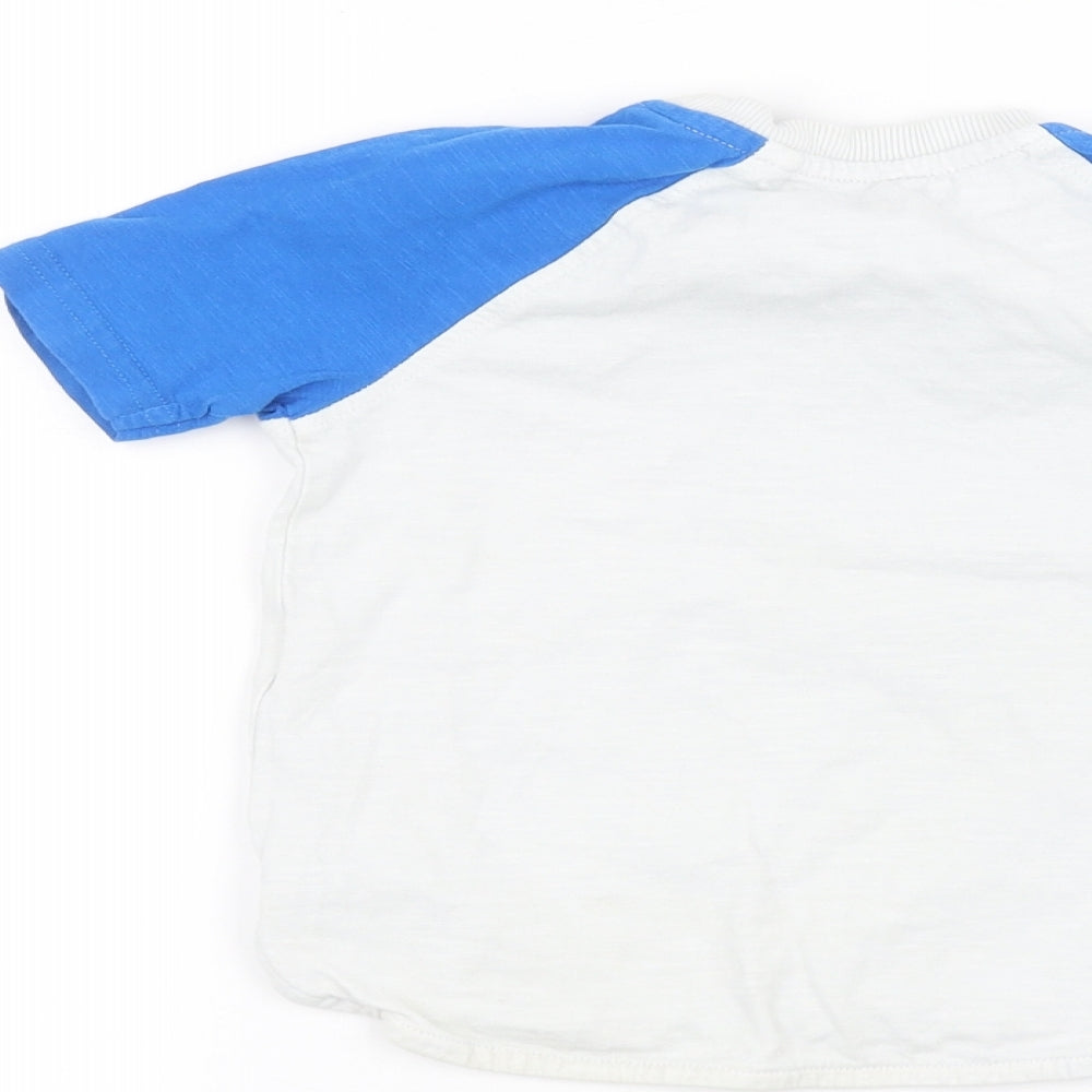George Baby White   Basic T-Shirt Size 18-24 Months