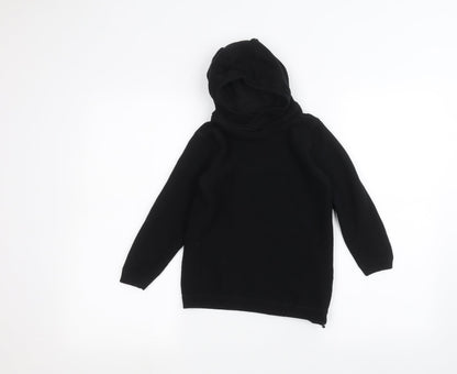 NEXT Girls Black   Pullover Hoodie Size 5 Years