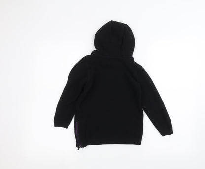 NEXT Girls Black   Pullover Hoodie Size 5 Years