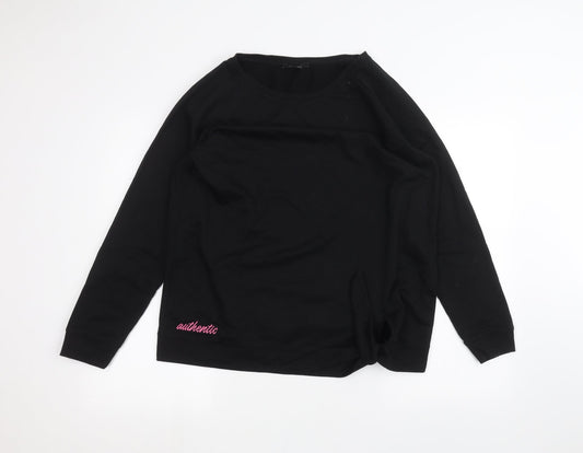 Womens UK Size L ESMARA Black Pullover Jumper