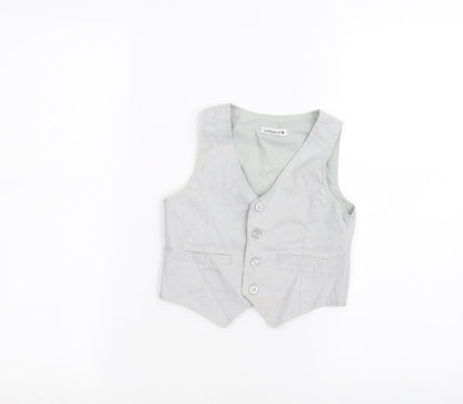 Ladybird Boys Grey   Jacket Waistcoat Size 2-3 Years
