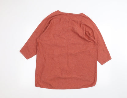 Womens UK Size L Viz a VIZ Orange Pullover Jumper