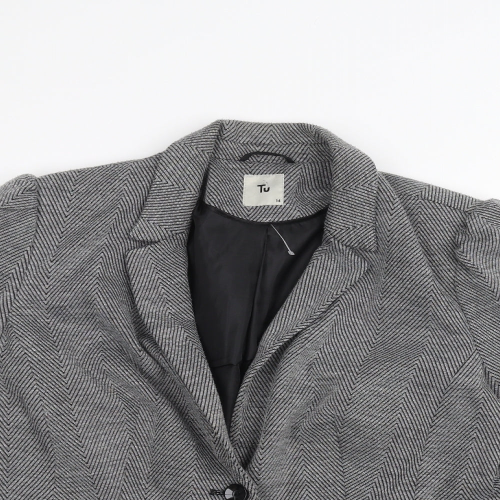 TU Womens Grey   Jacket  Size 14