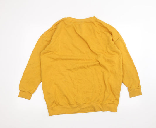 Primark Womens Orange   Pullover Jumper Size S